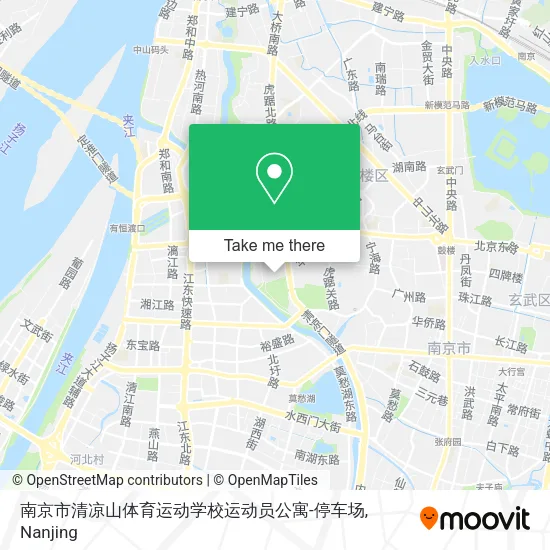 南京市清凉山体育运动学校运动员公寓-停车场 map