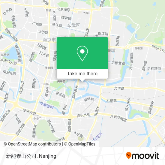 新能泰山公司 map