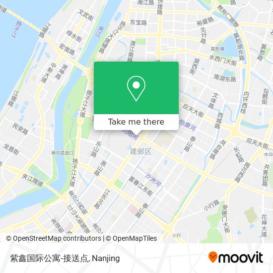 紫鑫国际公寓-接送点 map