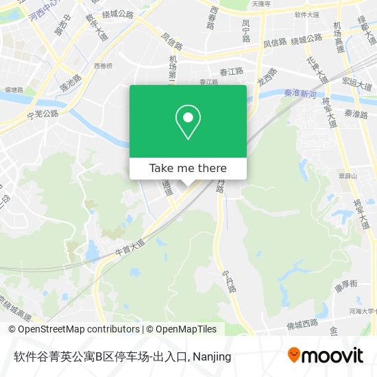 软件谷菁英公寓B区停车场-出入口 map