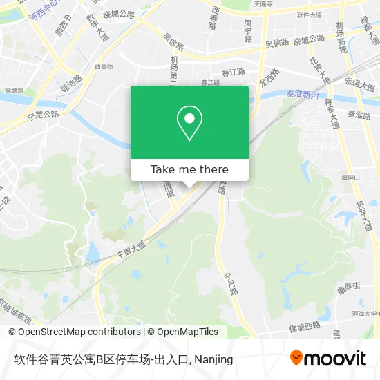 软件谷菁英公寓B区停车场-出入口 map