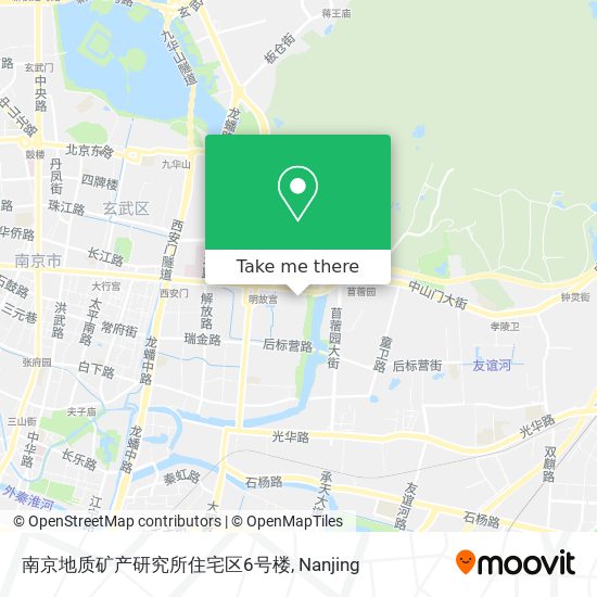 南京地质矿产研究所住宅区6号楼 map