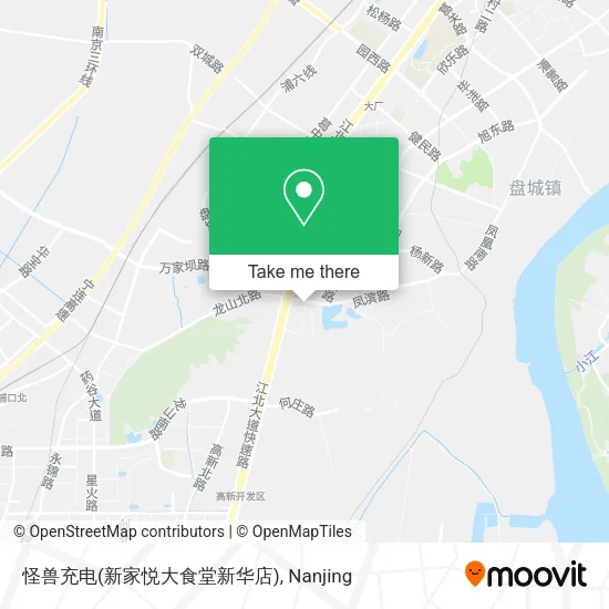 怪兽充电(新家悦大食堂新华店) map