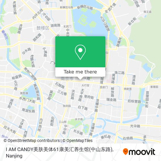 I AM CANDY美肤美体61康美汇养生馆(中山东路) map