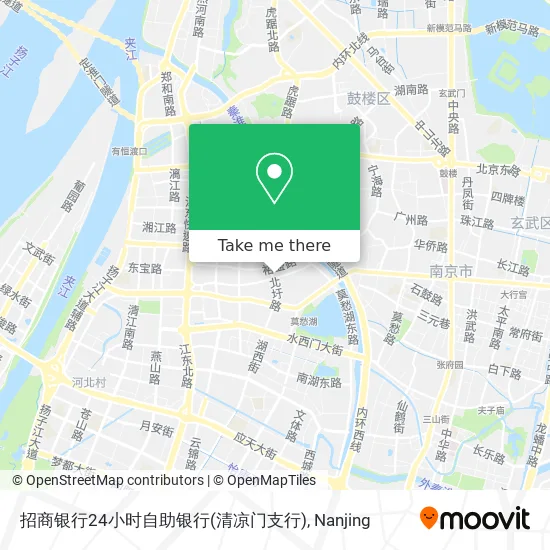 招商银行24小时自助银行(清凉门支行) map
