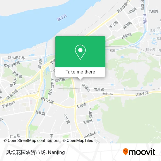 凤坛花园农贸市场 map