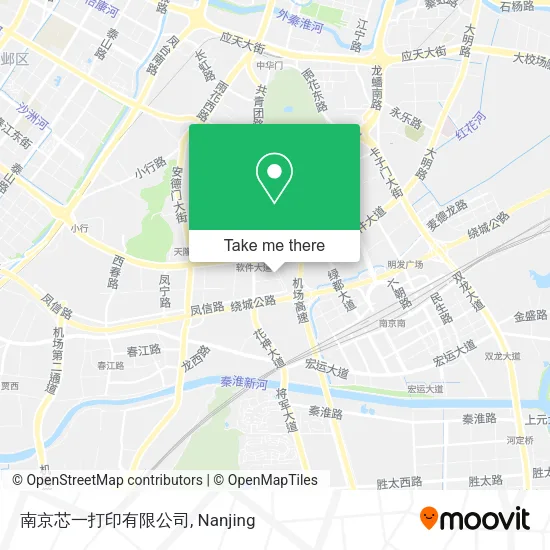 南京芯一打印有限公司 map