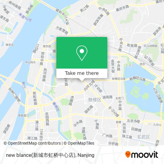 new blance(新城市虹桥中心店) map