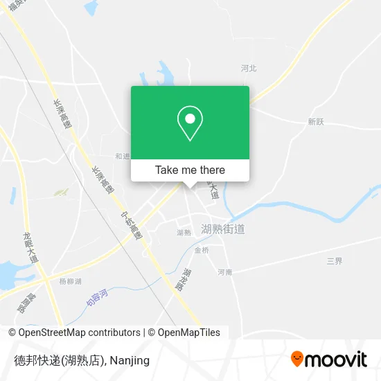 德邦快递(湖熟店) map