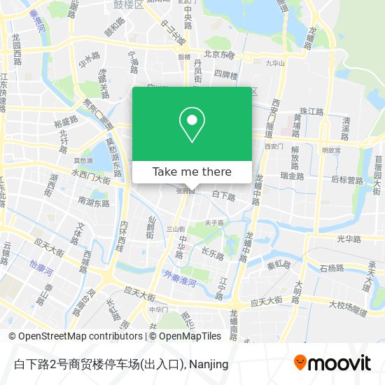 白下路2号商贸楼停车场(出入口) map