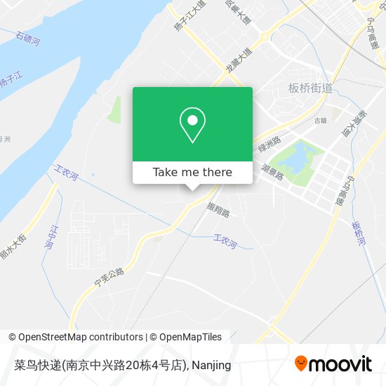 菜鸟快递(南京中兴路20栋4号店) map