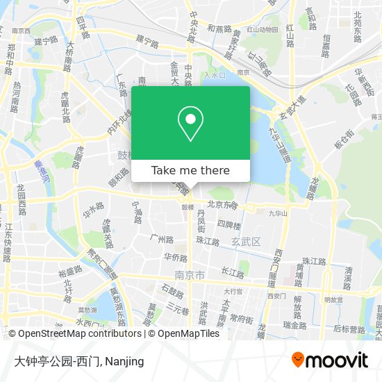 大钟亭公园-西门 map