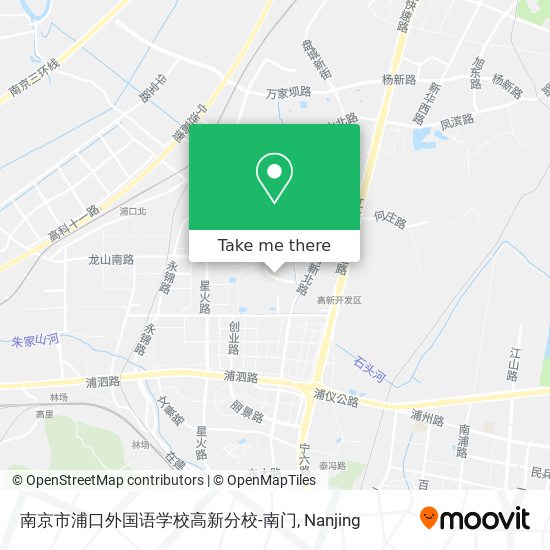 南京市浦口外国语学校高新分校-南门 map