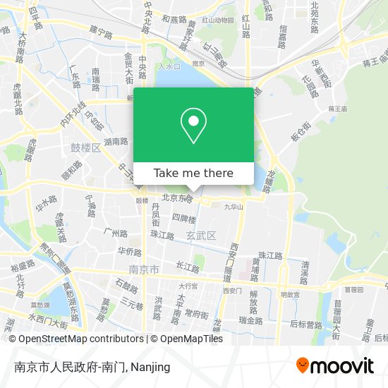 南京市人民政府-南门 map