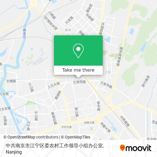 中共南京市江宁区委农村工作领导小组办公室 map
