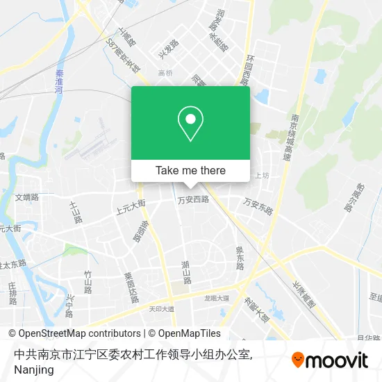 中共南京市江宁区委农村工作领导小组办公室 map