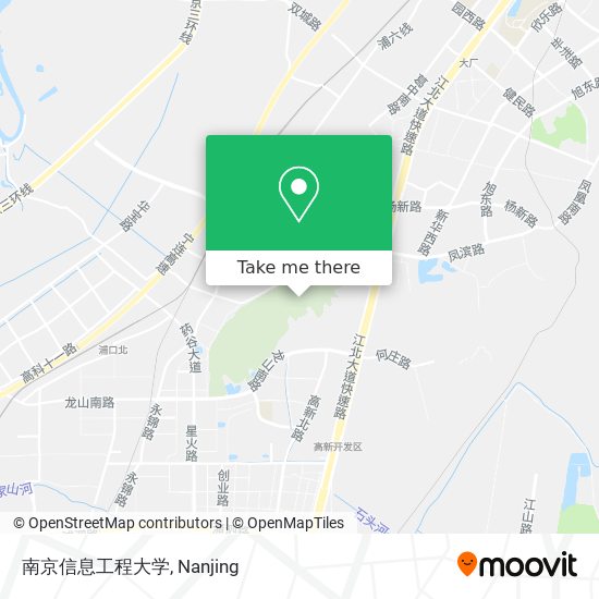 南京信息工程大学 map