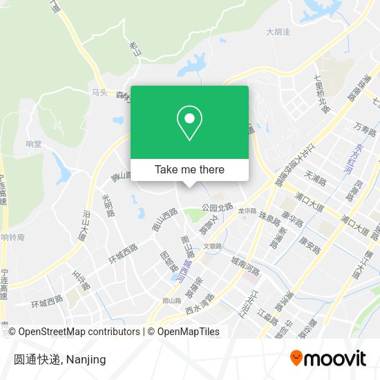 圆通快递 map