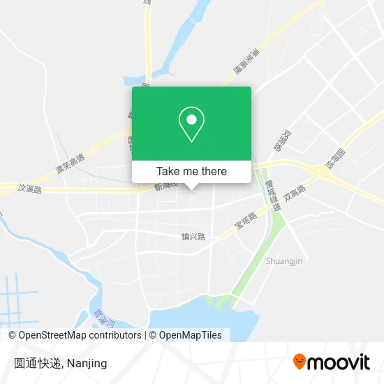 圆通快递 map