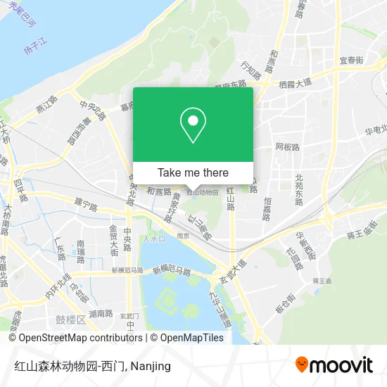 红山森林动物园-西门 map