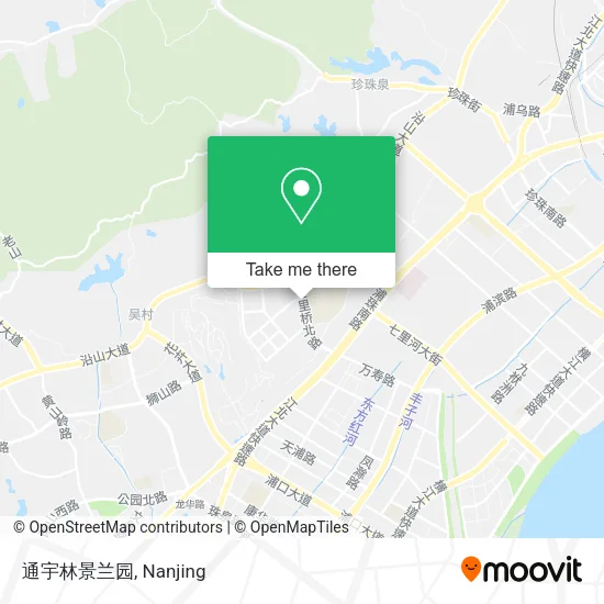 通宇林景兰园 map