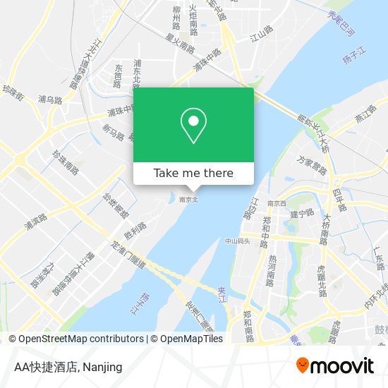 AA快捷酒店 map