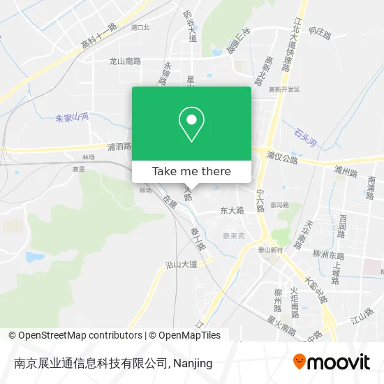 南京展业通信息科技有限公司 map