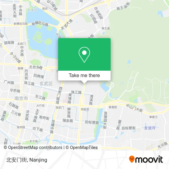 北安门街 map