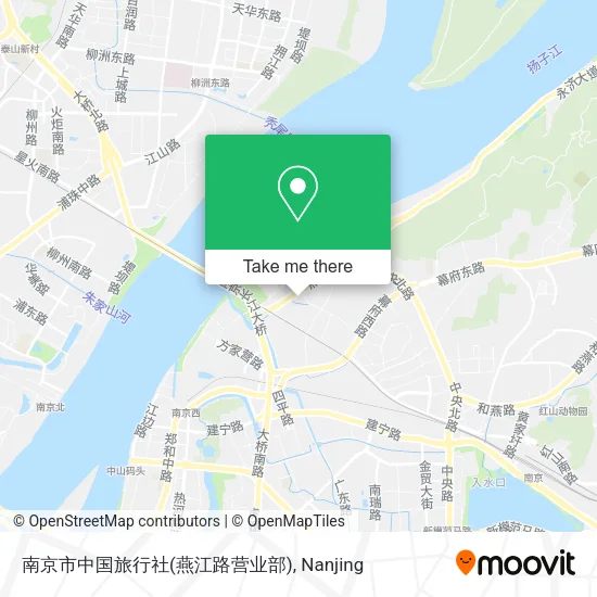 南京市中国旅行社(燕江路营业部) map