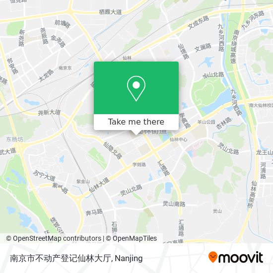 南京市不动产登记仙林大厅 map