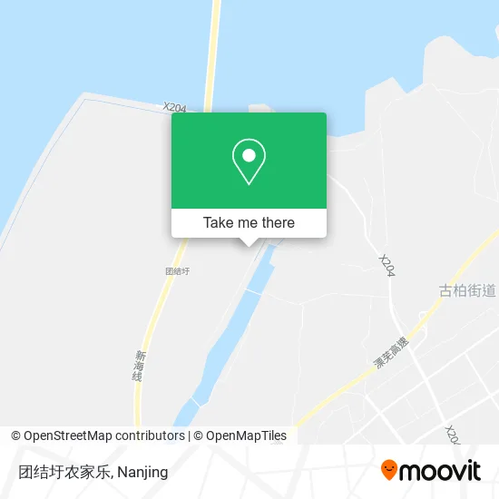 团结圩农家乐 map