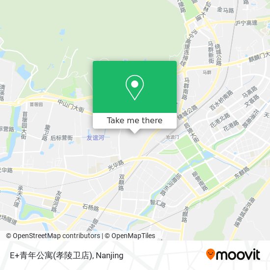 E+青年公寓(孝陵卫店) map