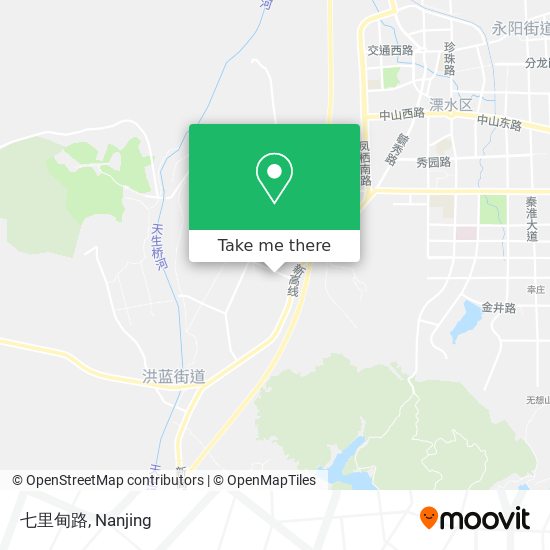 七里甸路 map