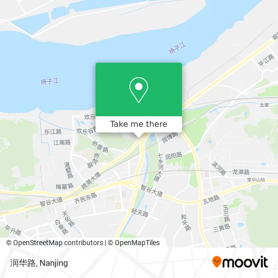 润华路 map
