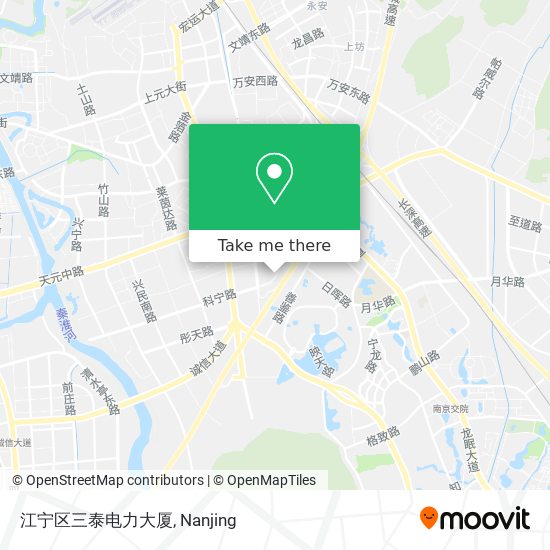 江宁区三泰电力大厦 map