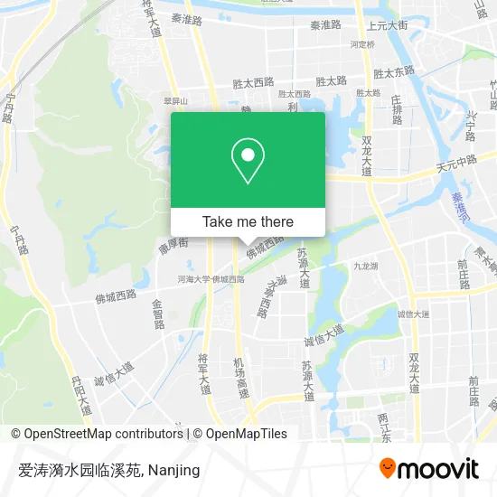 爱涛漪水园临溪苑 map