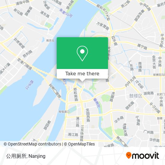 公用厕所 map
