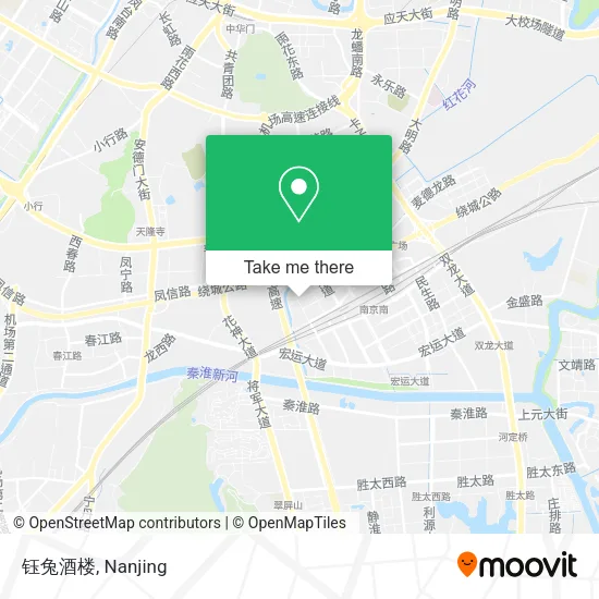 钰兔酒楼 map
