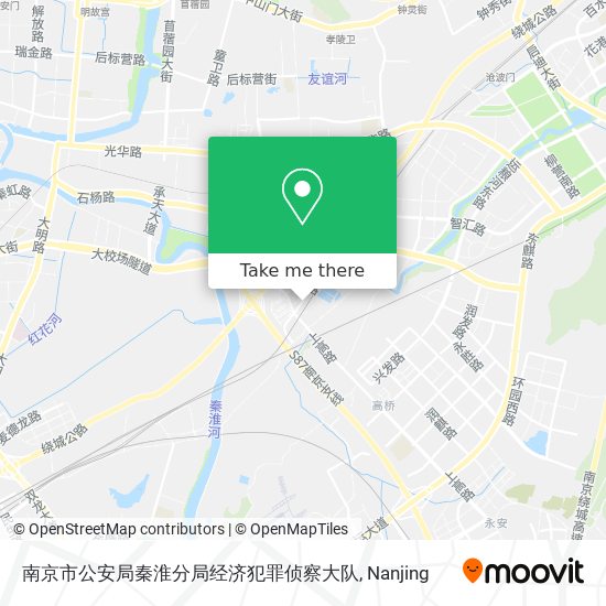 南京市公安局秦淮分局经济犯罪侦察大队 map