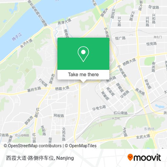 西霞大道-路侧停车位 map