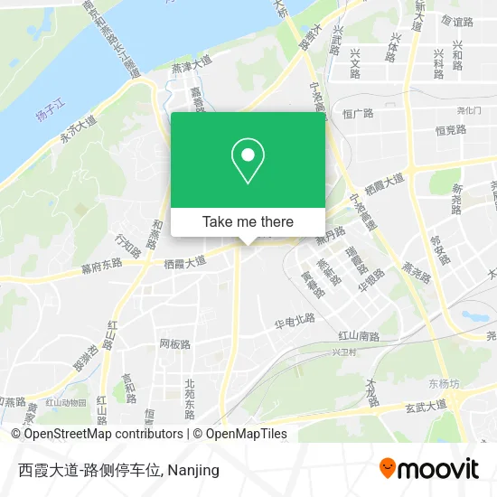 西霞大道-路侧停车位 map