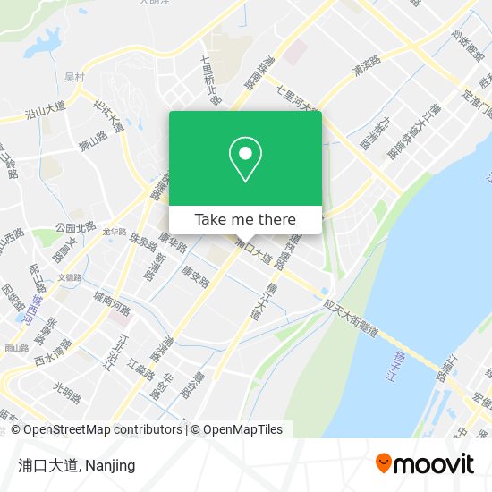 浦口大道 map