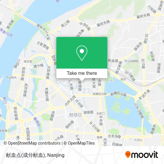 献血点(成分献血) map