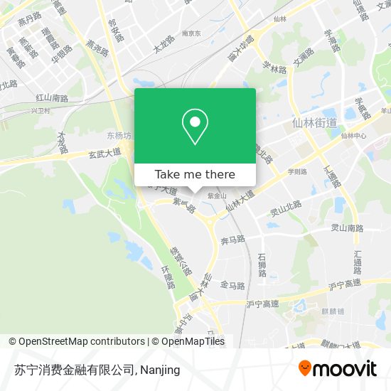 苏宁消费金融有限公司 map