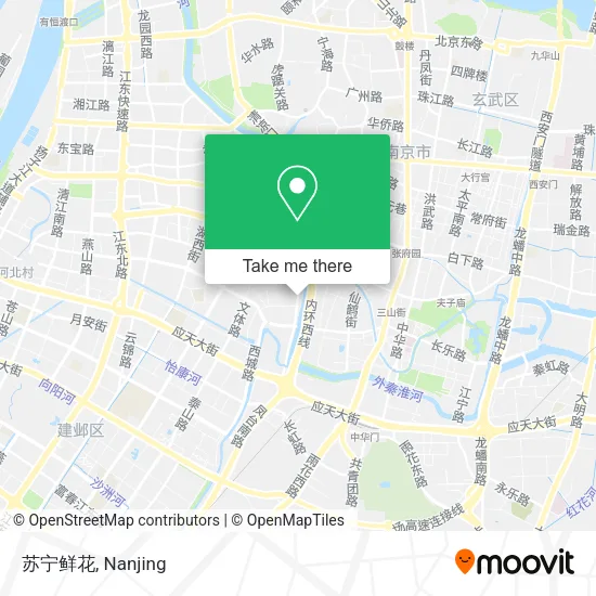 苏宁鲜花 map