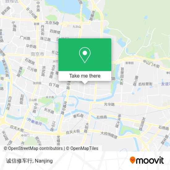 诚信修车行 map