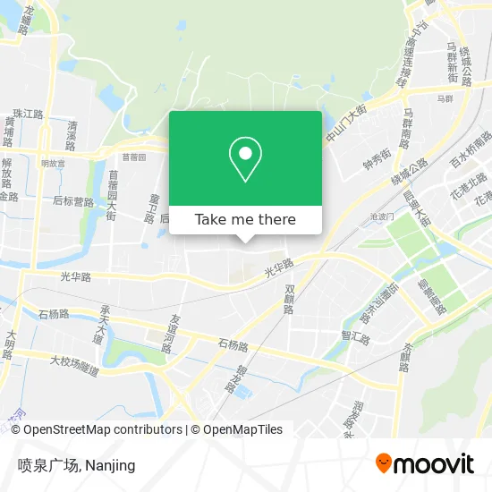 喷泉广场 map