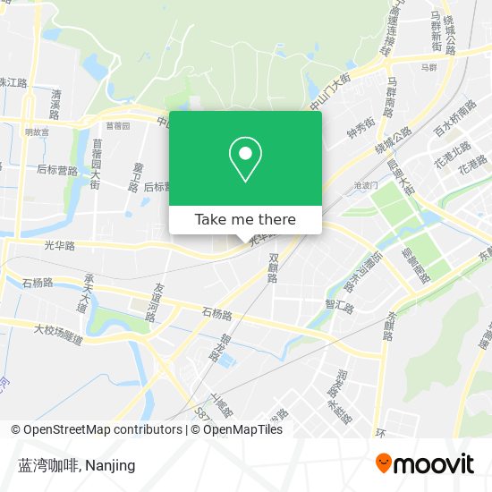 蓝湾咖啡 map