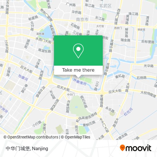 中华门城堡 map