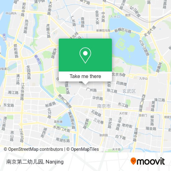 南京第二幼儿园 map